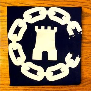 Crooks & Castles Broken Chain & Tower Tee - Navy
